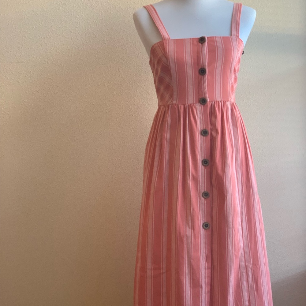Pink Striped Dress